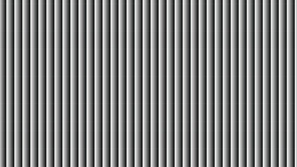 Black and white striped metal background with industrial texture