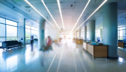 Obraz premium light blurred background blur health center an office or medical institution