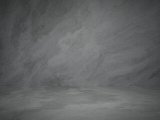 3D grey concrete wall background