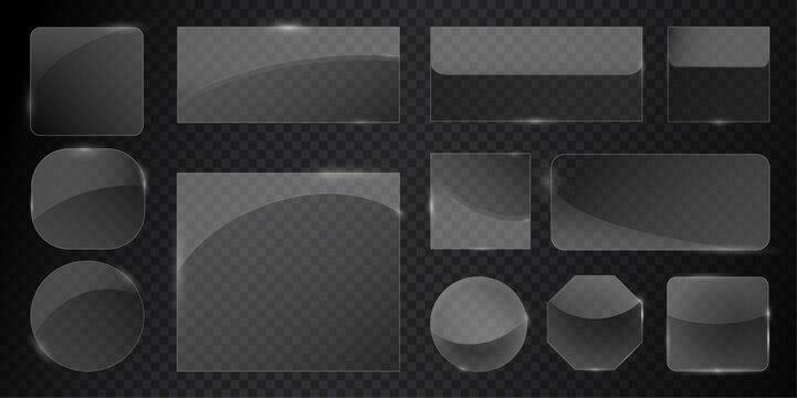 png floating transparent glass panel with sleek frame shiny beveled prism modern overlay abstract effect crystal soft glow digital border realistic clean design stylish collection rectangle

