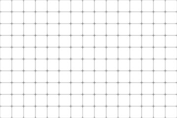 Geometric seamless pattern made from lines and crosses isolated on white background. Monochrome texture vector illustration