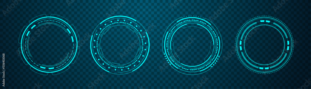Poster png innovation layout with digital hologram screen cyber background template board vector abstract i