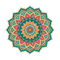 Mandala Pattern Designs flower mandala in vector. Round line pattern. Vintage monochrome element for coloring pages and design mandala design for coloring book, relaxing and easy mandala art for tatto