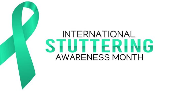 international stuttering awareness month motion video, ideal for international stuttering awareness month celebration