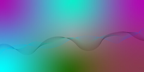 Abstract colorful gradient background with flowing lines