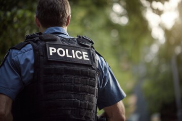 パトロール中の警察官（防犯イメージ）