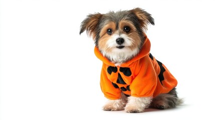 Cute dog in Halloween costume