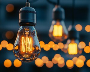 Warm outdoor lighting