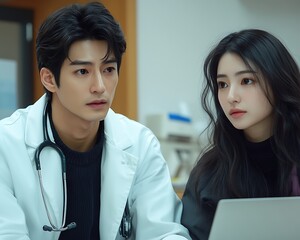 Doctors in discussion