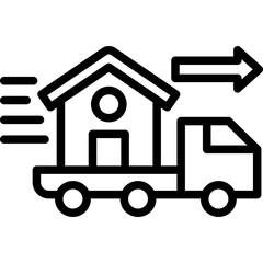 Moving Home Icon