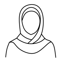 Saudi People Line Vector