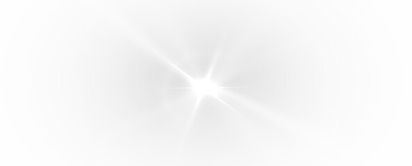 PNG sparkle effect with spotlight and glowing light on abstract stadium scene, flare burst, glitter...