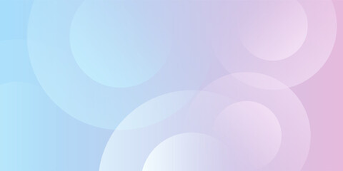 abstract background .blue and pink gradation. circle effect style. modern minimalist.eps 10