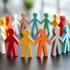 Unity Circle Diverse People