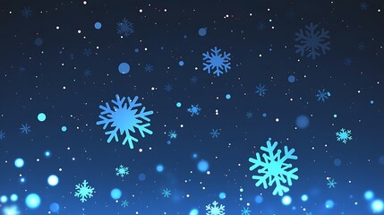 Winter Snowflake Background