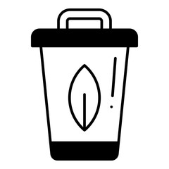 Blue Bin dualtone icon