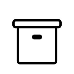 Storage place icon, transparent background