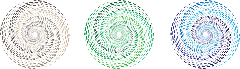 vector illustration of an abstract circle
