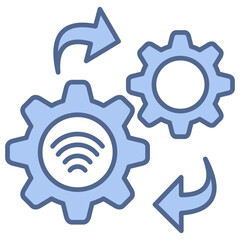 Autonomous Blue Icon