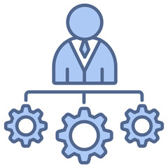 Coordinator Blue Icon