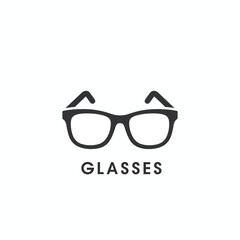 Minimalist Glasses Logo &ndash; Elegant Design for Eyewear Stores & Modern Optical Brands