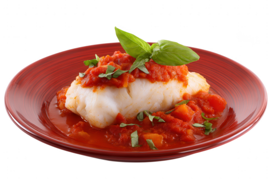Delicious Cod Fillet in Vibrant Tomato Sauce A Simple Recipe