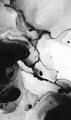 Elegance unfolds in a monochrome dance creating a captivating abstract symphony of shades and tones a visually stunning and harmonious composition