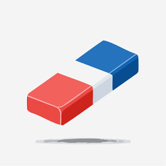 消しゴムのミニマルなベクター素材