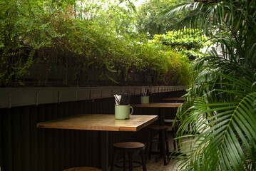 cafe in the garden