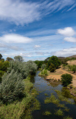 Fototapeta premium View of an old town Richmond in Tasmania 
