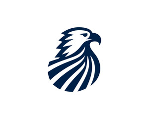 American eagle logo using clean vector shape
