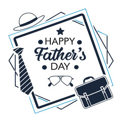 Beautiful Typography on Happy Father's Day Father's Day celebration Father's Day Greetings card
