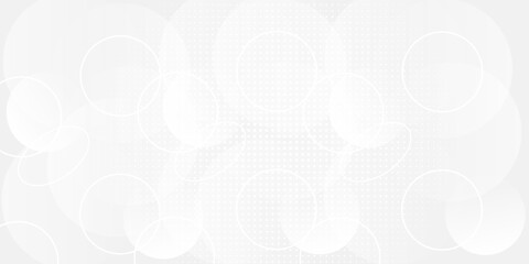 Modern graphic design element circles style concept for banner. vector.