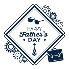 Beautiful Typography on Happy Father's Day Father's Day celebration Father's Day Greetings card