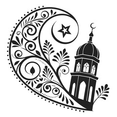 vector illustration of an ancient building