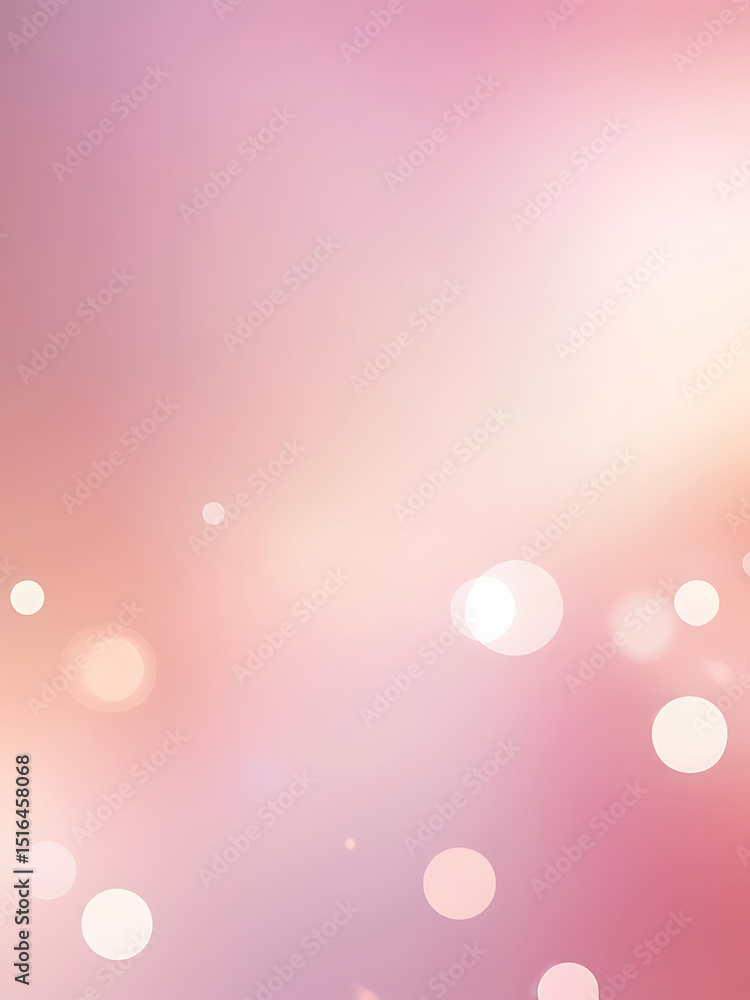 Poster elegant abstract pink background with soft bokeh light, modern texture, bright wallpaper design, smo
