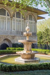 Architecture and architectural elements of Topkany Palace in Istanbul.