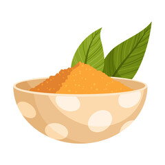 Turmeric root plant, icon. Natural flavor, herbal spice, hand drawn sketch illustration. Detox food ingredient. Vector illustration isolated on white background