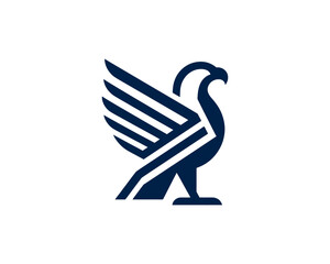 American eagle logo in clean graphic layout