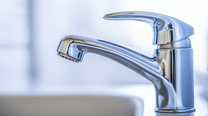 A collection of modern metallic kitchen faucets, isolated on a clean white background.





