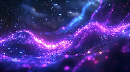 Fototapeta premium Abstract digital landscape (22)