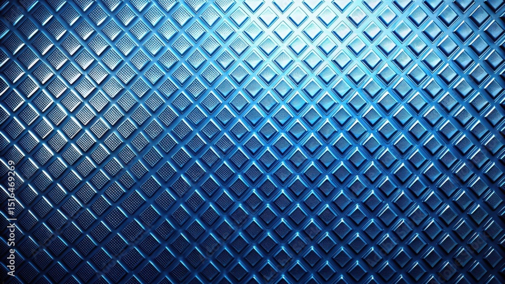 Poster abstract blue diamond pattern texture background a detailed close-up showing dimensional surface