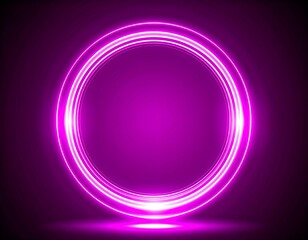 Fototapeta premium Abstract glowing circle background