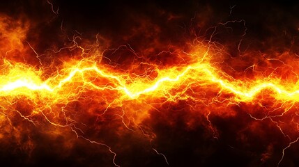 Fiery electrical discharge