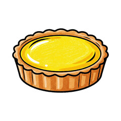 Lemon Tart Illustration
