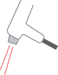 Spot Laser Device Illustration