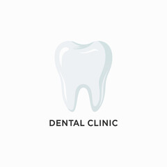 Clean Dental Clinic Logo – Modern Tooth Design for Dentists, Orthodontists & Dental Care Centers