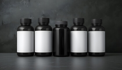  spray bottle isolated on black | set black spray bottle isolated on black | Modern Wine Bottle and Glass Template with Copy Space |  Antique Mass Calibration Equipment