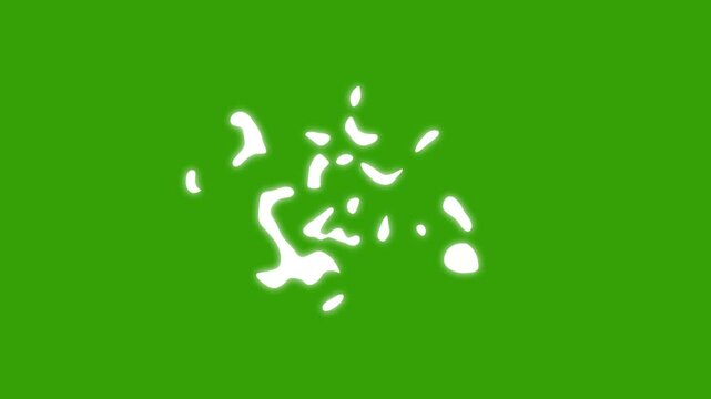 white color Create a fluid ellipse animation using turbulent displace in After Effects with smooth distortion for organic motion graphics without using any external plugin, green screen