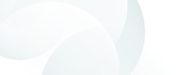White abstract background. Modern circle lines pattern. Futuristic concept. Minimal geometric design. vector eps 10